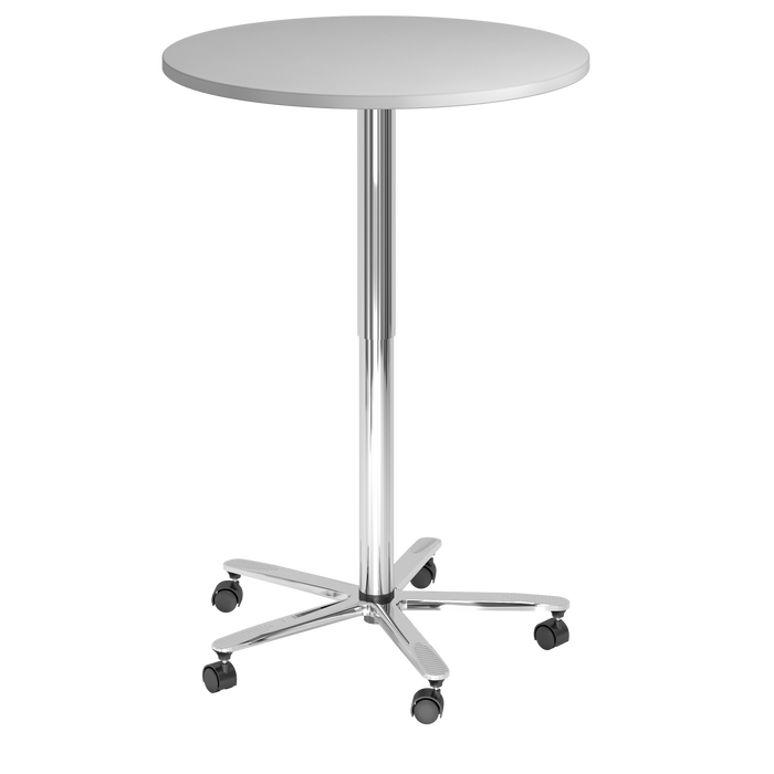 Hammerbacher NEU | Säulenhubtisch ST08, 80 cm rund