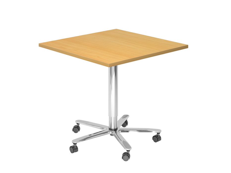 Hammerbacher NEU | Säulenhubtisch ST88, 80 x 80 cm