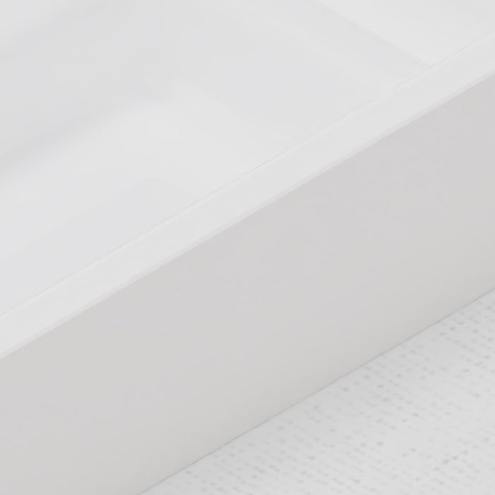 Hammerbacher NEU | 1 Unterbauschublade, breit, Metall weiß