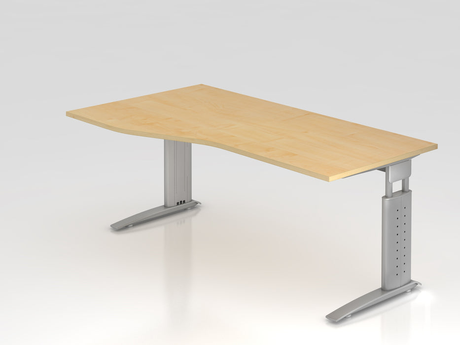 Schreibtisch US18, 180 x 100/80cm
