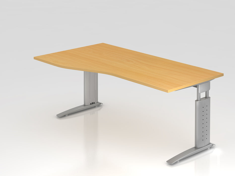 Hammerbacher NEU | Schreibtisch US18, 180 x 100/80cm