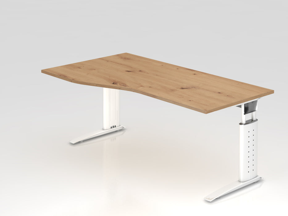 Schreibtisch US18, 180 x 100/80cm
