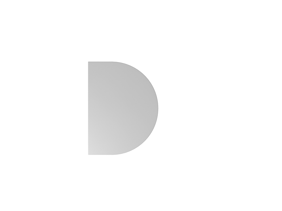 Hammerbacher NEU | Anbautisch XBA60, 60 x 80 cm