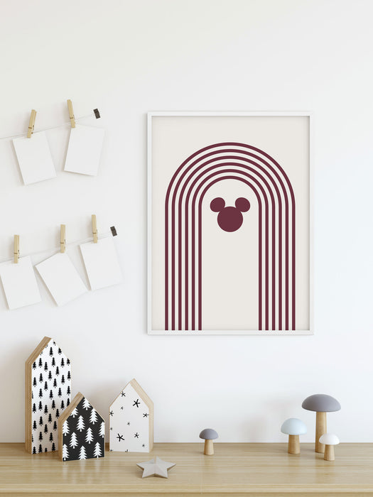 Wandbild | Minimal Mickey
