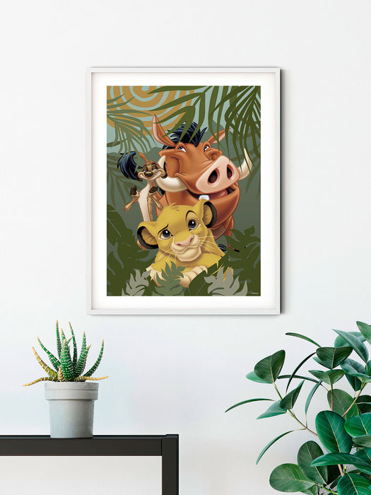 Wandbild | Lion King Carefree Trio