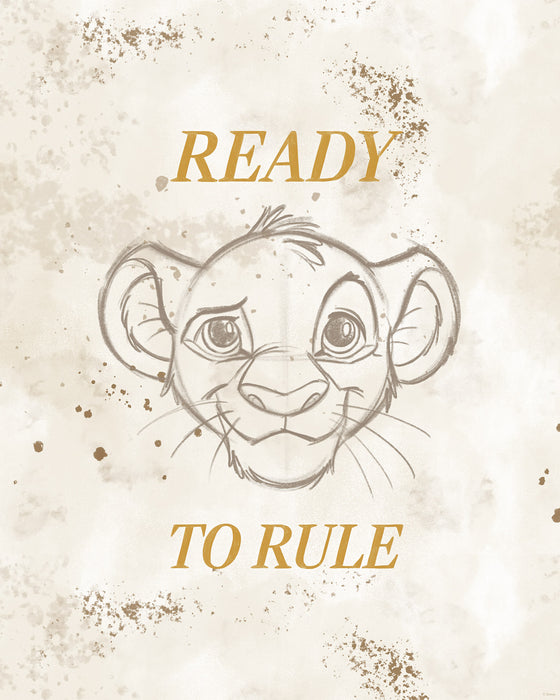 Komar NEU | Komar Wandbild- Disney The Lion King Ready to Rule