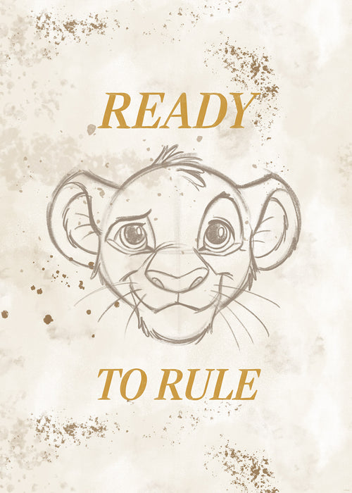 Komar NEU | Komar Wandbild- Disney The Lion King Ready to Rule