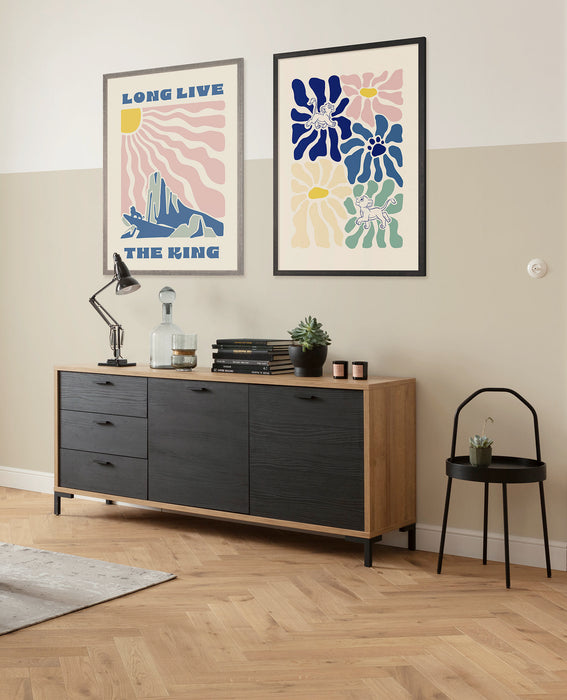 Wandbild | Disney The Lion King Between Flowers