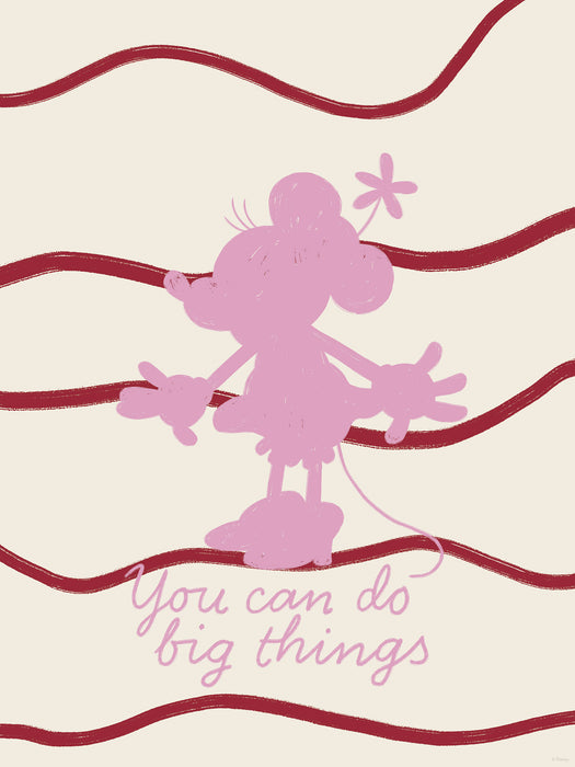 Komar NEU | Komar Wandbild- Disney Minnie Mouse You Can Do Big Things