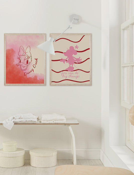 Wandbild | Disney Daisy Duck Watercolours