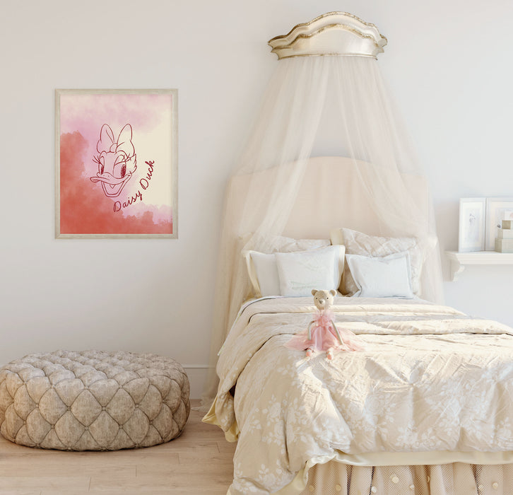 Wandbild | Disney Daisy Duck Watercolours