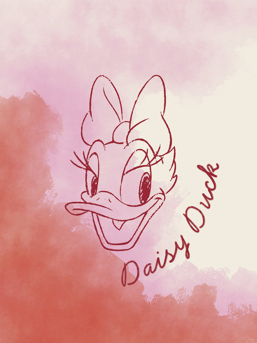 Komar NEU | Komar Wandbild- Disney Daisy Duck Watercolours