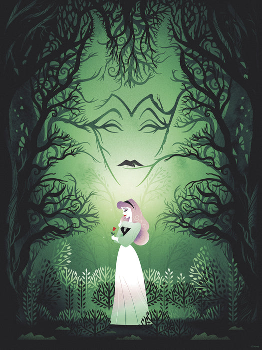 Komar NEU | Komar Wandbild- Disney Sleeping Beauty Aurora Maleficent