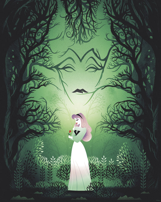 Komar NEU | Komar Wandbild- Disney Sleeping Beauty Aurora Maleficent