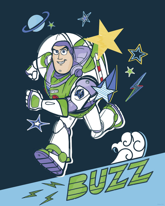 Komar NEU | Komar Wandbild- Disney and Pixar Toy Story Buzz