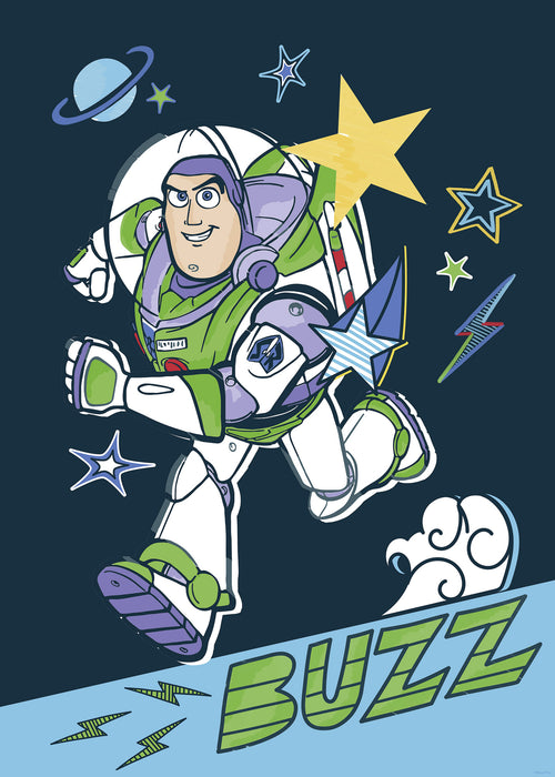 Komar NEU | Komar Wandbild- Disney and Pixar Toy Story Buzz