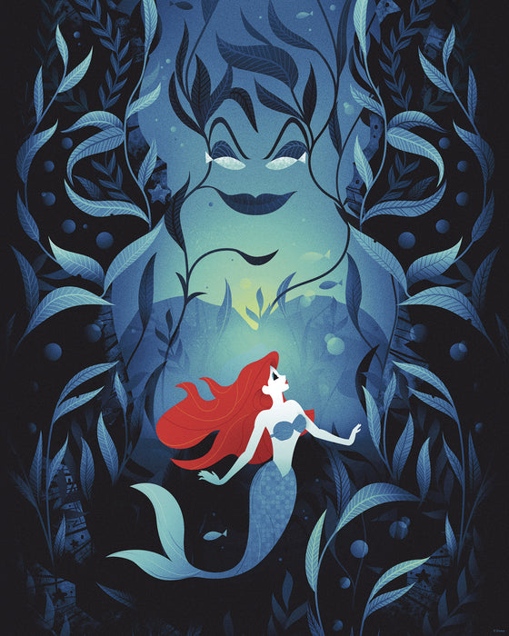 Wandbild | Disney Ariel Ursula