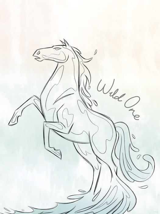 Komar NEU | Komar Wandbild- Disney Frozen Blue Lights