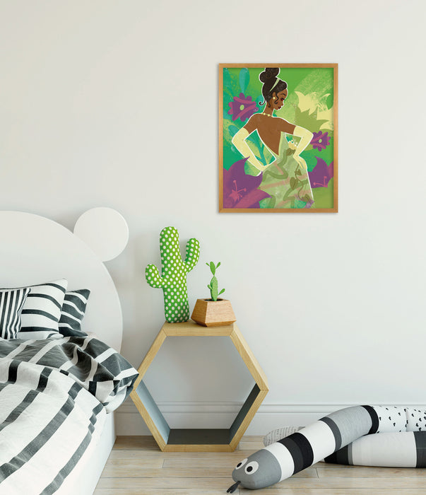 Wandbild | Disney Princess Tiana in Green