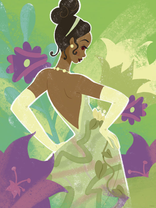 Komar NEU | Komar Wandbild- Disney Princess Tiana in Green