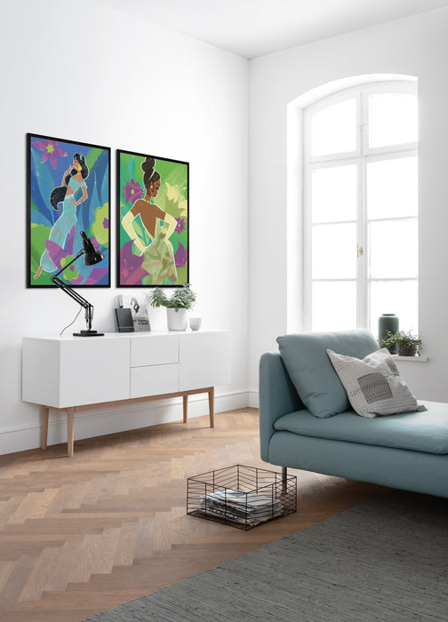 Wandbild | Disney Princess Tiana in Green