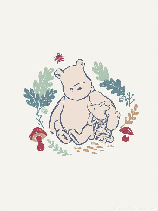 Komar NEU | Komar Wandbild- Disney Winnie the Pooh Taking Care
