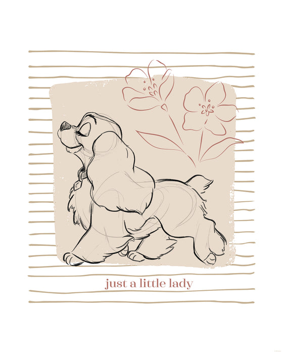 Wandbild | Disney Lady and the Tramp just a Little Lady