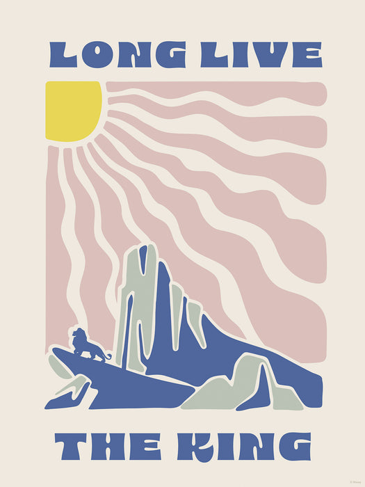 Komar NEU | Komar Wandbild- Disney The Lion King Pride Rock