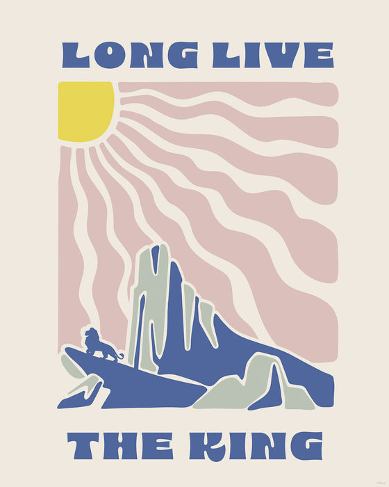 Komar NEU | Komar Wandbild- Disney The Lion King Pride Rock