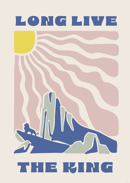 Komar NEU | Komar Wandbild- Disney The Lion King Pride Rock