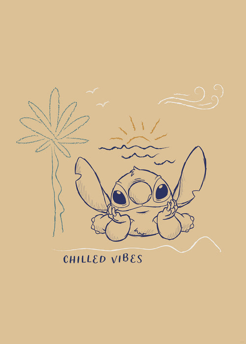Komar NEU | Komar Wandbild- Disney Lilo and Stitch Chilled Vibes