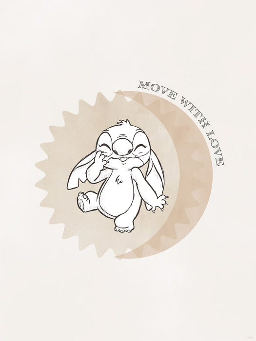 Komar NEU | Komar Wandbild- Disney Lilo and Stitch Move with Love