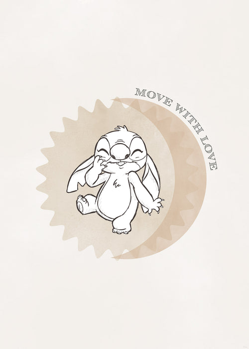 Komar NEU | Komar Wandbild- Disney Lilo and Stitch Move with Love