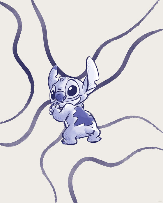 Komar NEU | Komar Wandbild- Disney Lilo and Stitch Brave and Wild