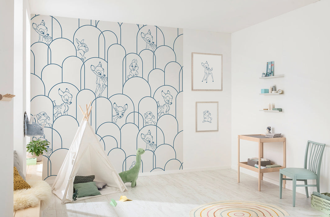 Digitaldruck Vlies Fototapete | Hide away Bambi | 250 x 250 cm