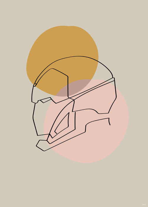 Wandbild | Soulful Sanctuary Iron Man Head