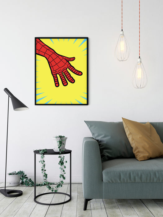 Wandbild | Marvel PowerUp Spider | Man Hand