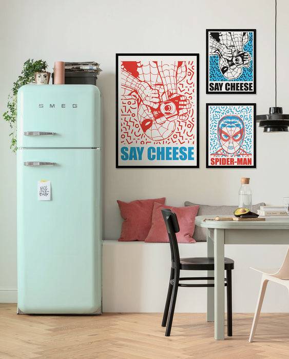 Wandbild | Marvel Spider | Man Say Cheese Blue