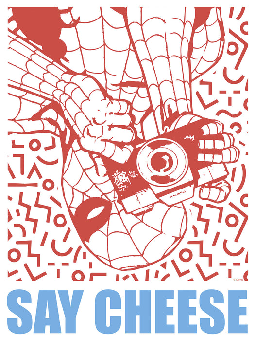 Komar NEU | Komar Wandbild- Marvel Spider-Man Say Cheese Red