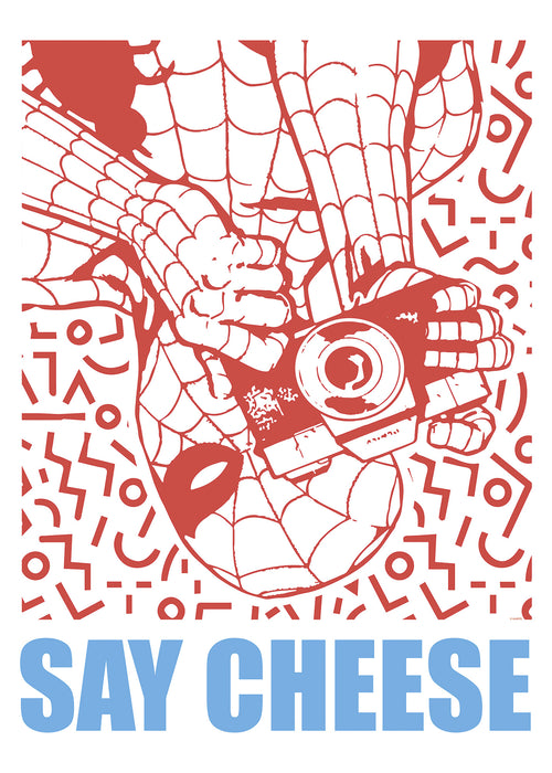 Wandbild | Marvel Spider | Man Say Cheese Red