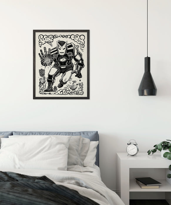 Wandbild | Marvel Iron Man Lino | Cut