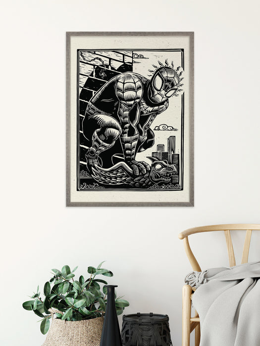 Wandbild | Marvel Spider | Man Lino | Cut