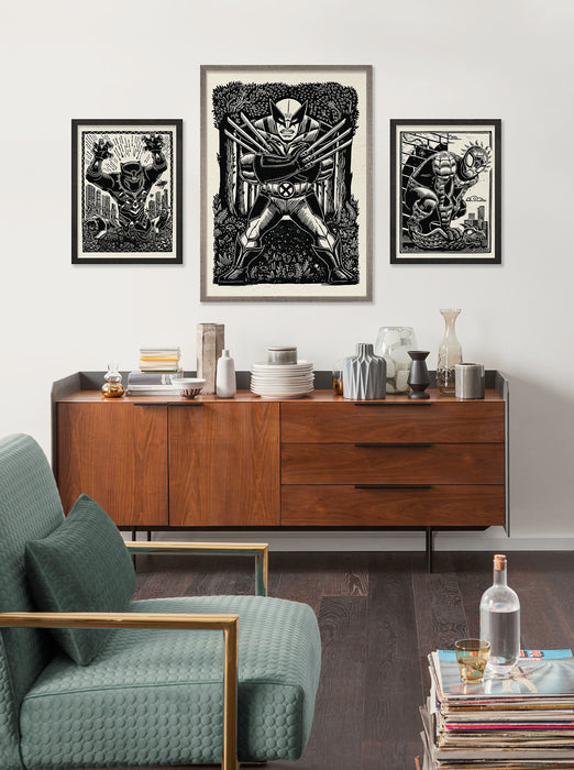 Wandbild | Marvel Wolverine Lino | Cut