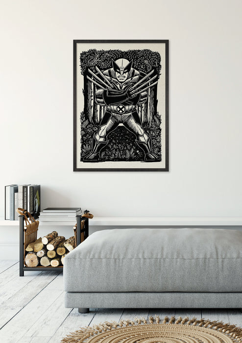 Wandbild | Marvel Wolverine Lino | Cut
