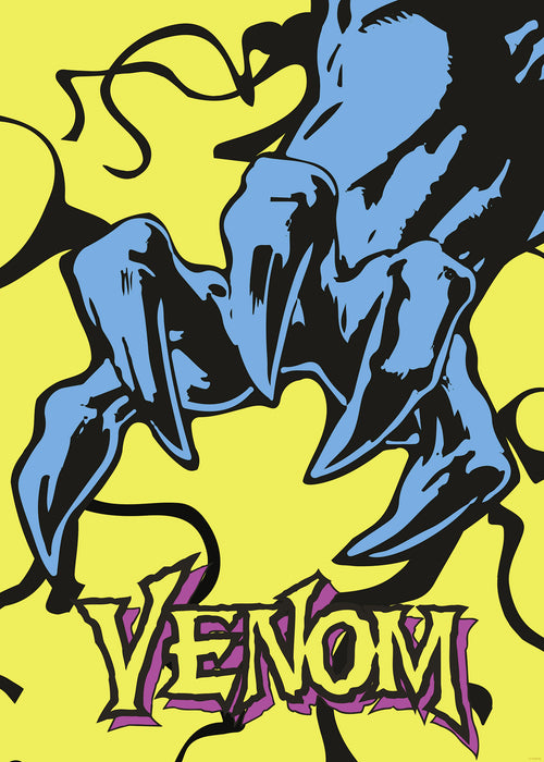 Wandbild | Marvel Venom Colourful Claw