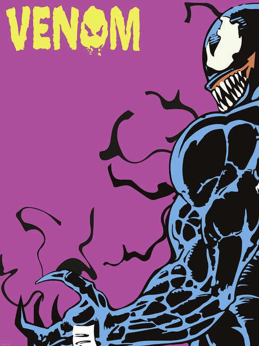 Wandbild | Marvel Venom Colourful Stare