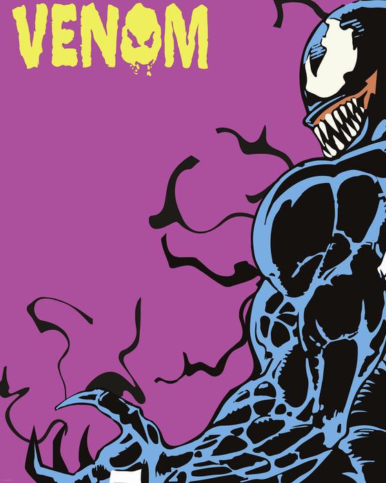 Komar NEU | Komar Wandbild- Marvel Venom Colourful Stare