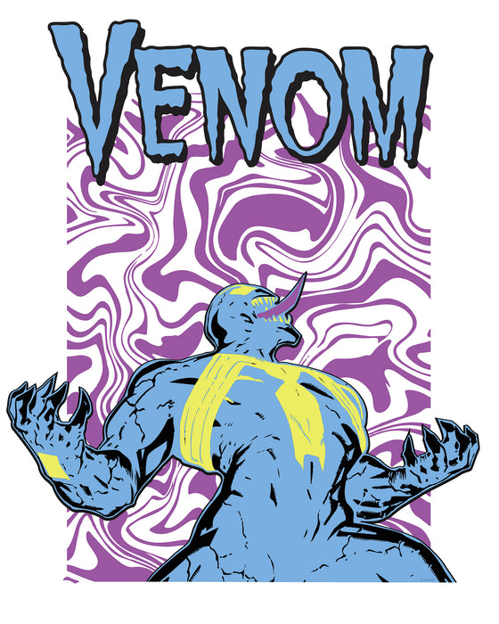 Wandbild | Marvel Venom Colourful Scream