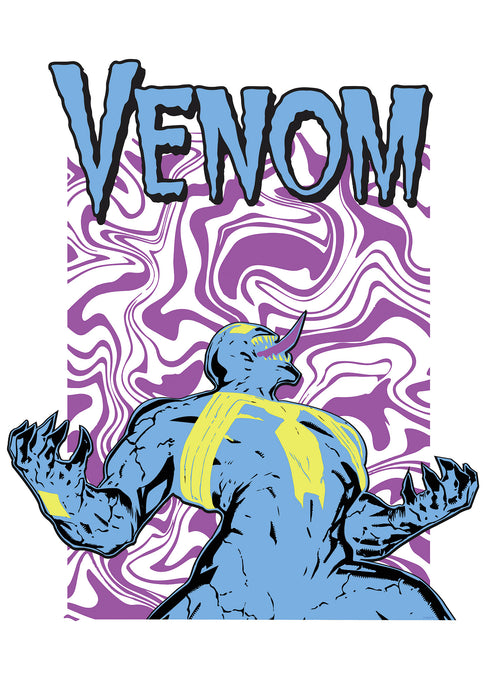 Wandbild | Marvel Venom Colourful Scream