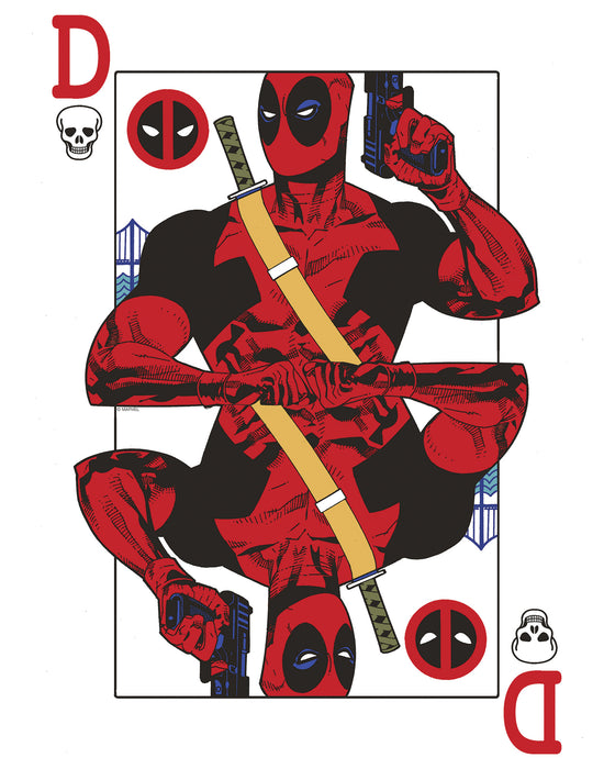 Komar NEU | Komar Wandbild- Marvel Deadpool Jack of all Trades